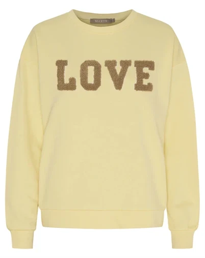 Marta du Chateau - MDCJessa Sweatshirt - Giallo/Fango